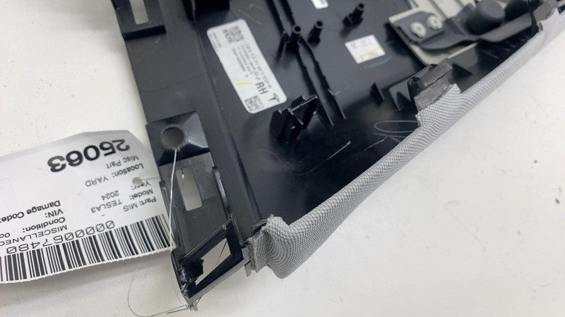 ⭕ 24-25 Model 3 Passenger Upper B-Pillar Cover Trim Panel Right RH 173