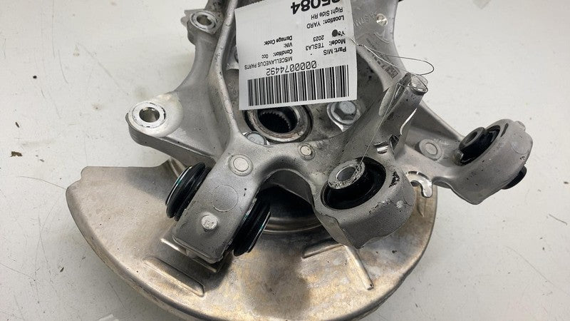 ⭕ 17-23 Tesla Model 3 Rear Right Spindle Knuckle w/ Hub & Shield RH 10