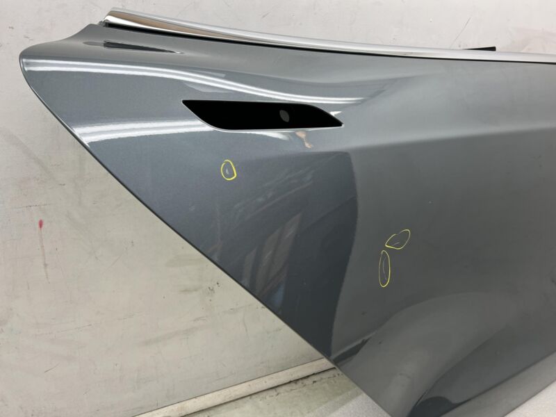 2012-2015 Tesla Model S Rear Passenger Side Door Shell Panel Right Gray - PMTG