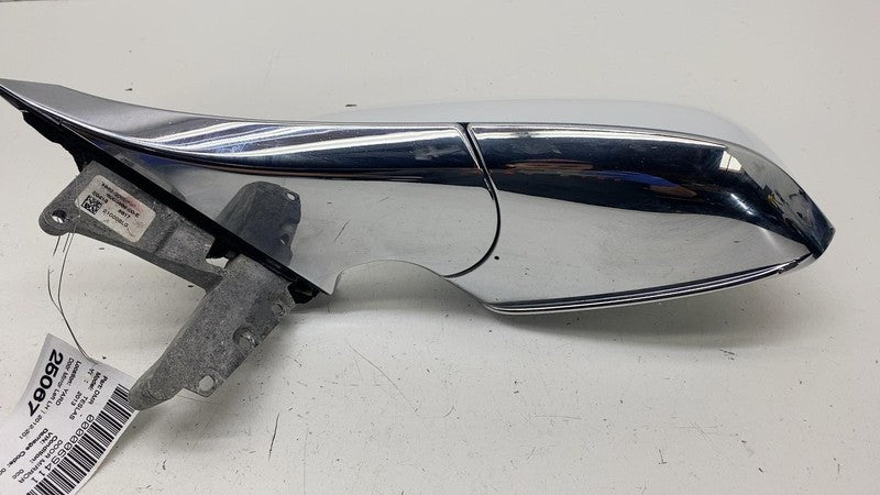 ⭕12-15 Tesla Model S Left Exterior Rear View Door Mirror White PPSW 60