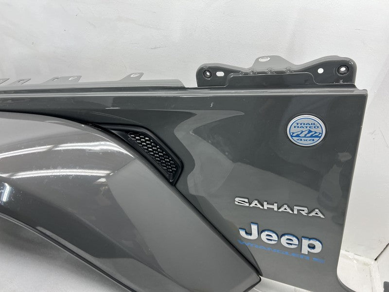 ⭕ 21-24 Jeep Wrangler 4XE Front Driver Fender Panel w/ Flare & Liner Gray Left