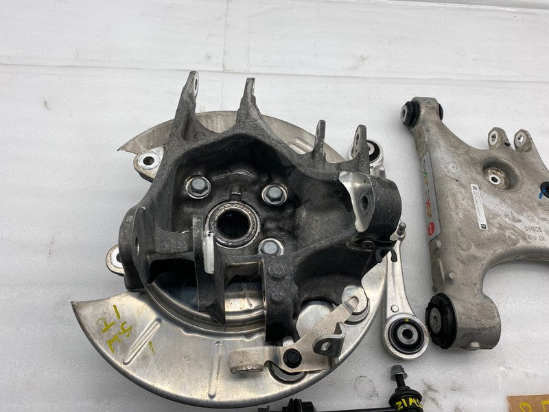 1021422 00 B ⭕16-20 Model S X Rear Right Knuckle w/ Wheel Hub & Control Arm Link 1021416-00-D