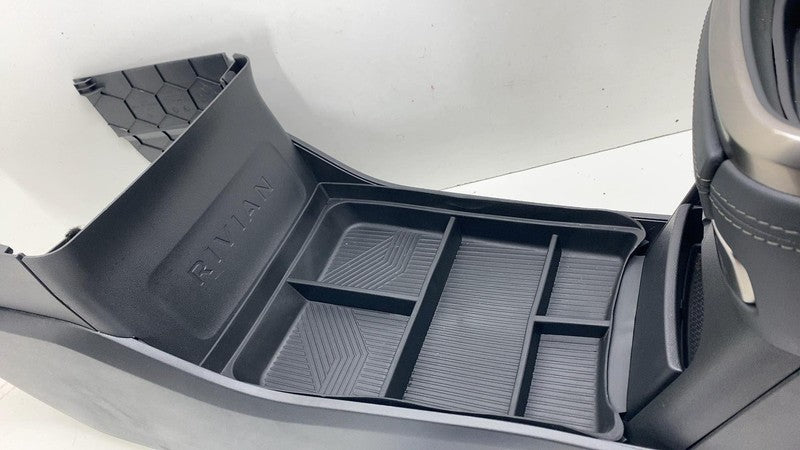 PT00242971C ⭕ 2025 Rivian R1S Front Floor Center Console Unit Black w/ Armrest Assembly OEM