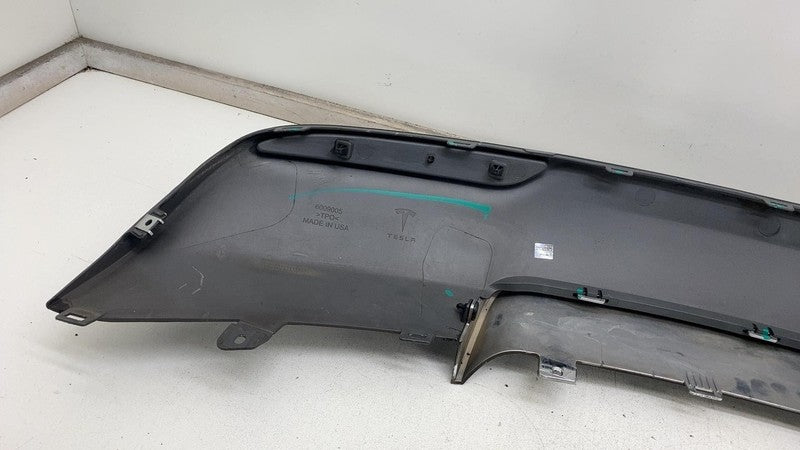 600900401B 2012-2015 Tesla Model S Rear Bumper Lower Valance Diffuser + Chrome Trim Molding