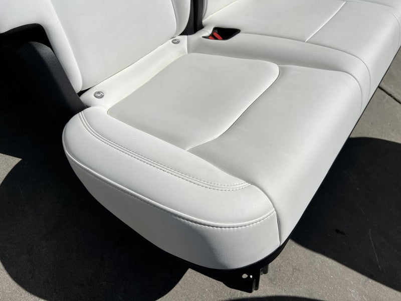⭕ 2020-2022 Tesla Model Y Complete Front & Rear Interior Seat Cushion Assy White
