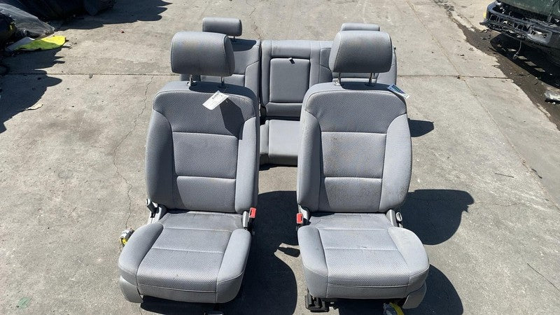 ⭕ 14-19 Chevrolet Silverado 1500 Set of 5 Front & Rear Cloth Seat AZ3 Heated OEM