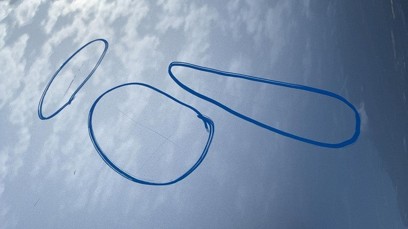 2011-2018 Porsche Cayenne Rear Passenger Side Door Shell Panel Right Silver LX7W