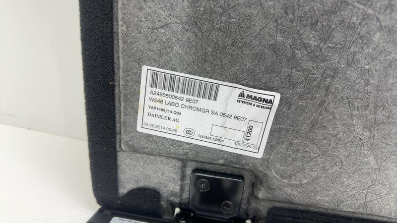 A2466800542 ⭕13-19 Mercedes-Benz B-Class Rear Trunk Floor Carpet Cover Panel OEM A2466800542