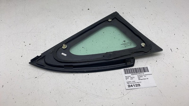1080703-00 ⭕ 2017-2020 Tesla Model 3 Rear Driver Quarter Fixed Window Glass Left 1080703-00