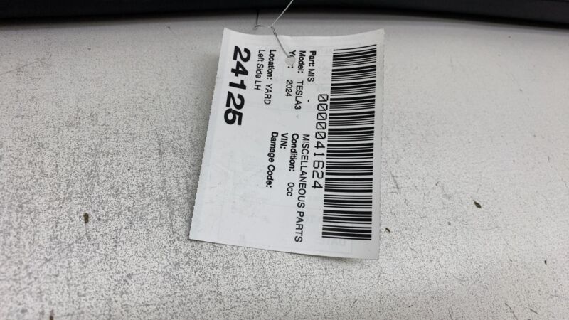 191098500C ⭕ 24-25 Model 3 Rear Left Primary Body Weatherstrip Rubber Seal LH 1910985-00-C