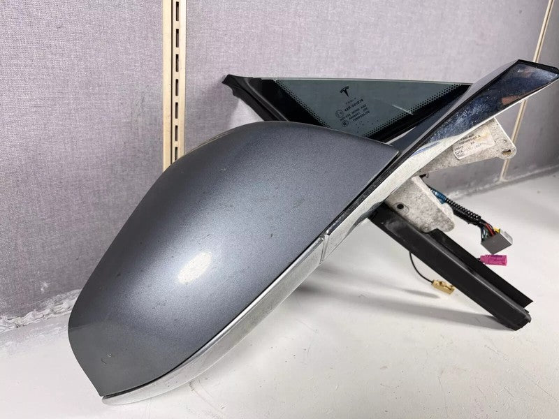 E6 43R-001074 ⭕12-15 Model S Front Passenger Exterior Rear View Door Mirror Right 1025657-00-A