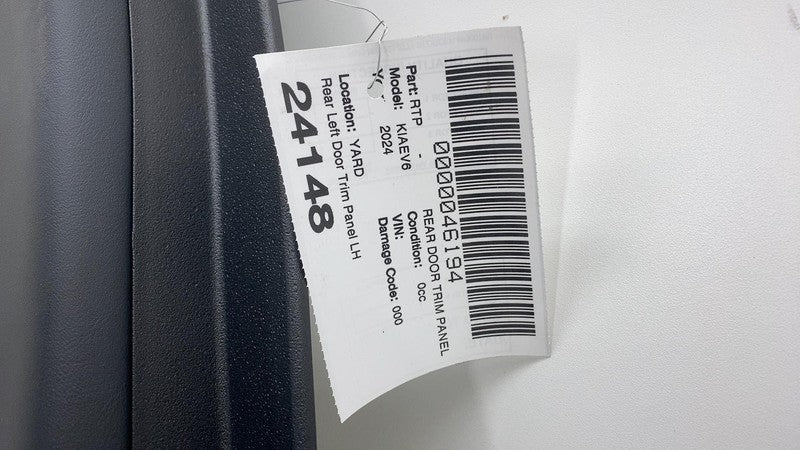 83301-CV960 2022-2024 Kia EV6 Rear Driver Side Interior Door Panel Trim Cover Left LH Black