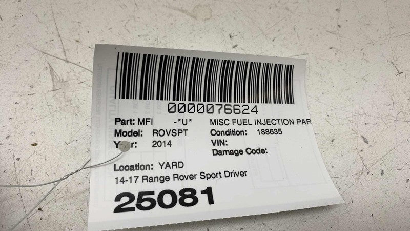 DW939G802AA ⭕ 14-17 Range Rover Sport Driver Side Fuel Rail w/ Injector Left DW93-9G802-AA