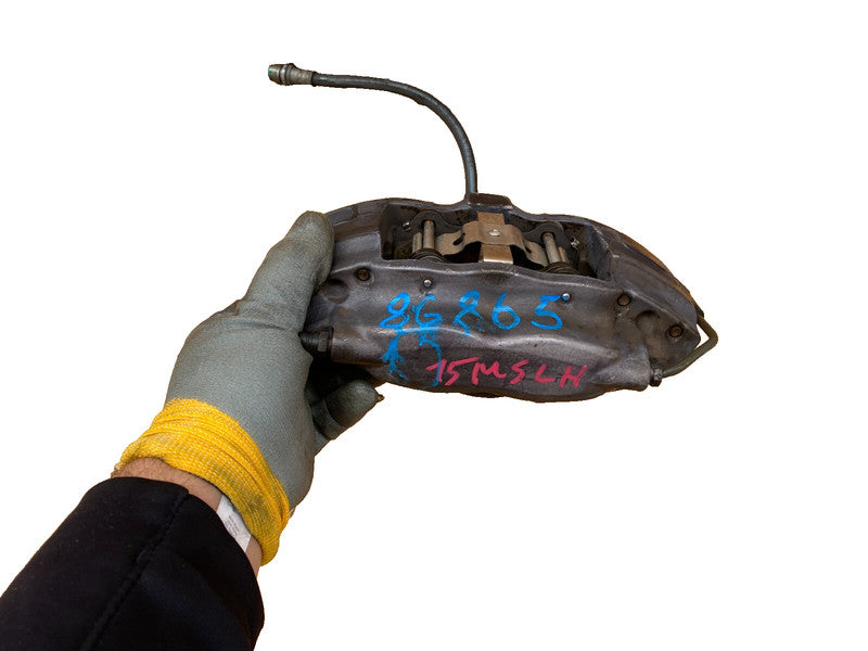 ⭕2012-2015 Tesla Model S MS Driver Side Caliper w/ Brake Hose Line Left Assembly