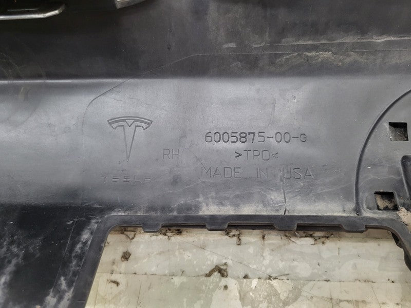 6005875 00 G ⭕ 12-20 Model S Right Rocker Panel Outer Molding & Wheel Fairing RH 6005875-00-G