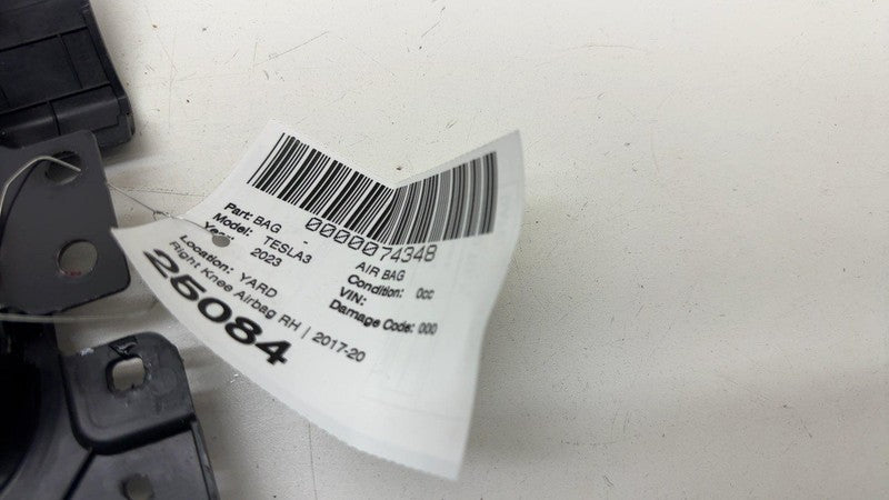 107782600D ⭕ 2017-2023 Tesla Model 3 Right Lower Knee Safety Airbag Module RH 1077826-00-D