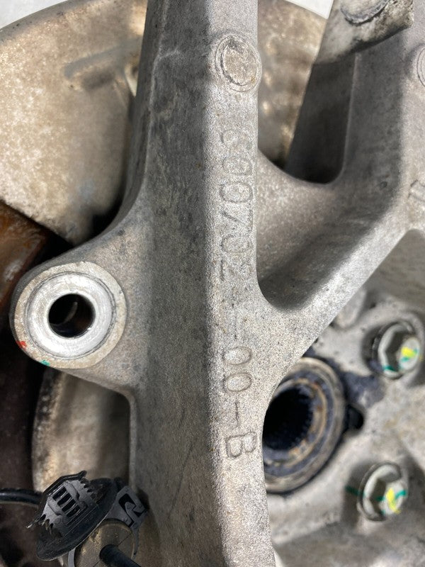 6007024 00 B ⭕12-15 Model S Rear Right Spindle Knuckle w/ Shield & Wheel Hub RWD 6007024-00-B