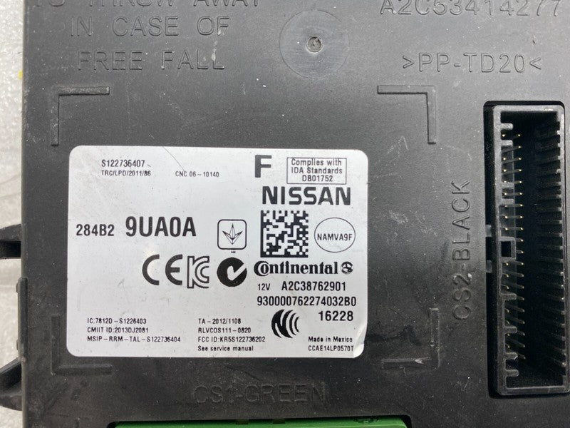 284B2-9UA0A ⭕ 2015 2016 Nissan Murano Body Control Module BCM Computer Assembly 284B29UA0A