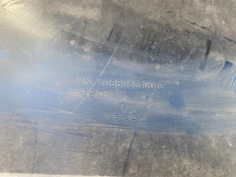 105835600C ⭕ 16-20 Model X Rear Bumper Under Tray Splash Shield Diffuser Cover 1058356-00-C