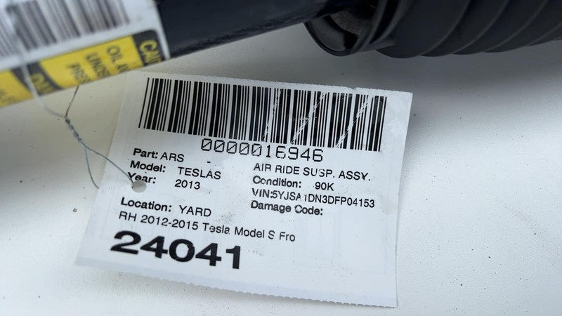 ⭕ 12-15 Model S Front Right Air Suspension Spring Absorber RH RWD 6006
