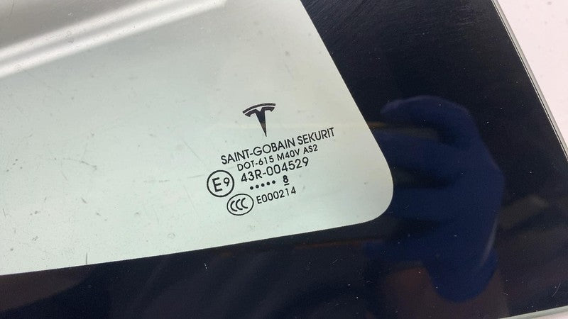108070600F ⭕ 2017-2020 Tesla Model 3 Rear Right Quarter Fixed Window Glass OEM 1080706-00-F