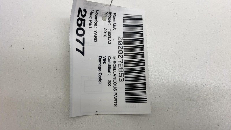 109838300D ⭕ 2017-2020 Model 3 Front Interior View Mirror Upper Cover w/ Camera 1086332-00