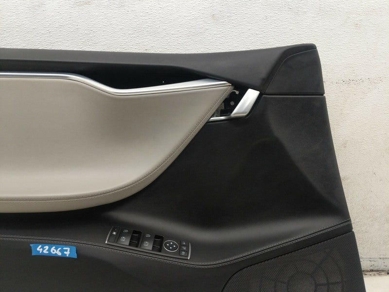 ⭕2012-2015 Tesla Model S MS Front Driver Side Door Panel Trim Card Cover Left LH