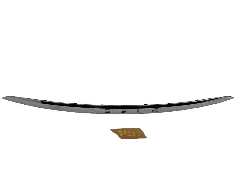 1046920 00 B ⭕ 2016-2020 Tesla Model X MX Rear Trunk Lid Mold Chrome Molding OEM 1046920-00-B