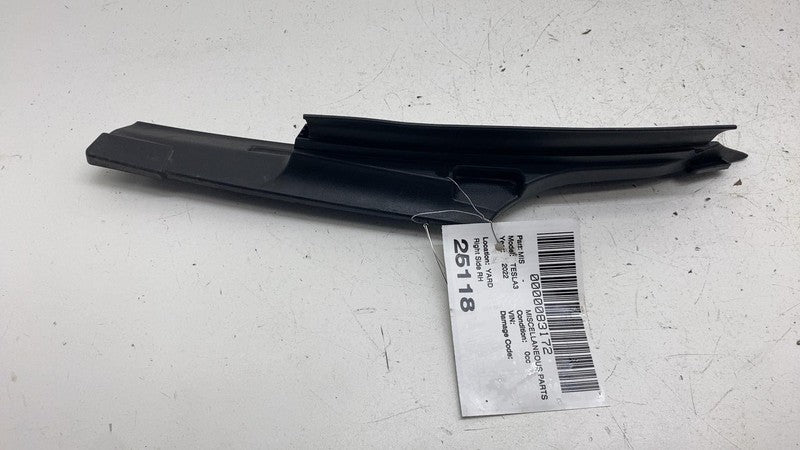 1504934-00-A ⭕ 2017-2023 Tesla Model 3 Right Under Hood Grille Vent Trim Cover 1504934-00-A