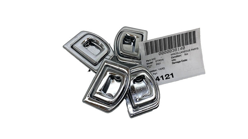 19-23 Audi E-Tron Quattro Trunk Luggage Cargo Tie Down Hook Chrome 4x