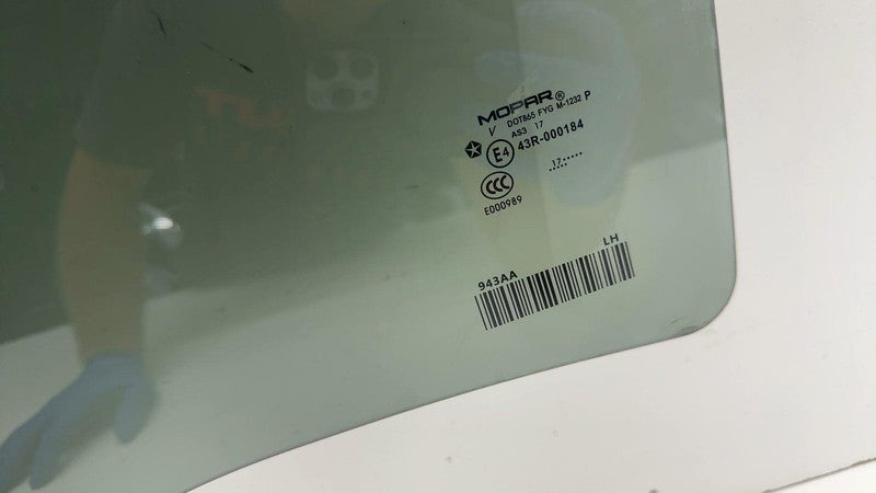 E4 43R-000184 ⭕ 2017-2024 Chrysler Pacifica Rear Driver Side Door Window Glass Left Assembly