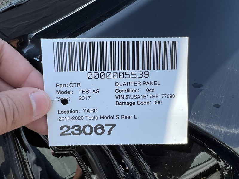 ⭕ 2016-2020 Tesla Model S Rear End Panel Structural Frame Cutout Assy Black PBSB