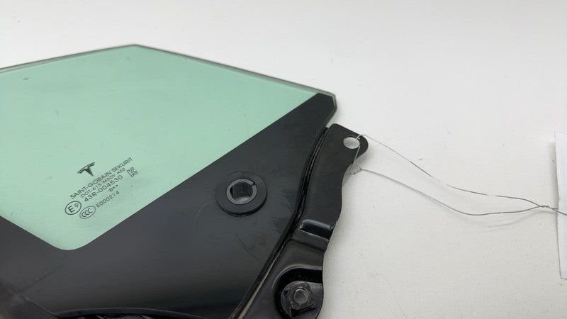 ⭕2016-2020 Tesla Model X Front Right Quarter Vent Door Window Glass 10