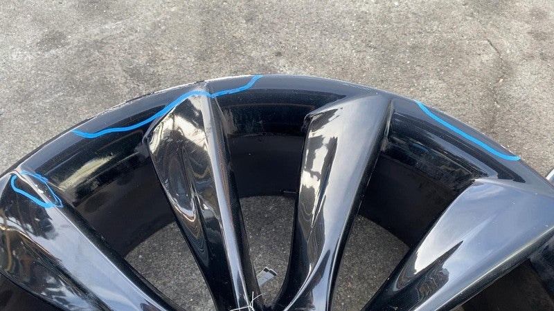 2012 2013 2014 2015 Tesla Model S PAIR of 21" Alloy Wheel Rim 21x8.5J