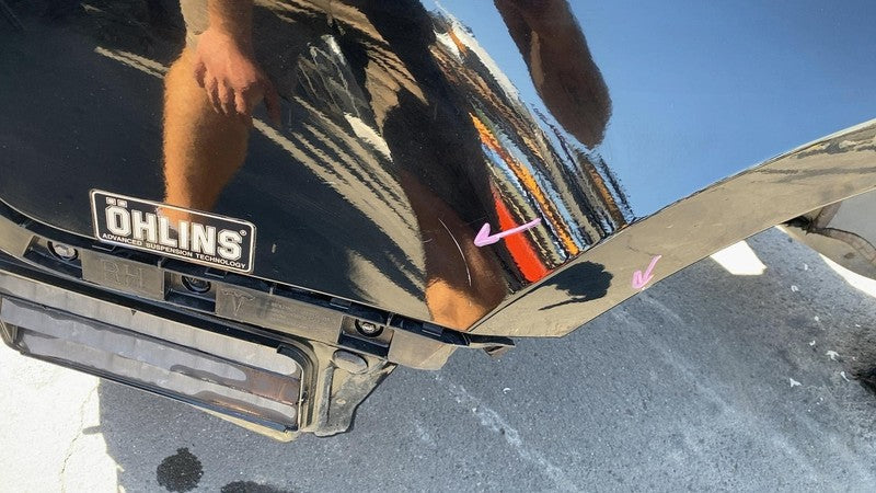 ⭕ 2021-2023 Tesla Model 3 Rear Right Quarter Panel Structural Cutout Black PBSB