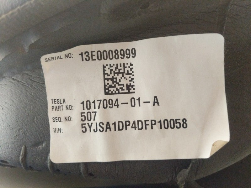 ⭕12-15 Model S Rear 2nd Row Seat Lower Cushion Bottom Leather Black 10