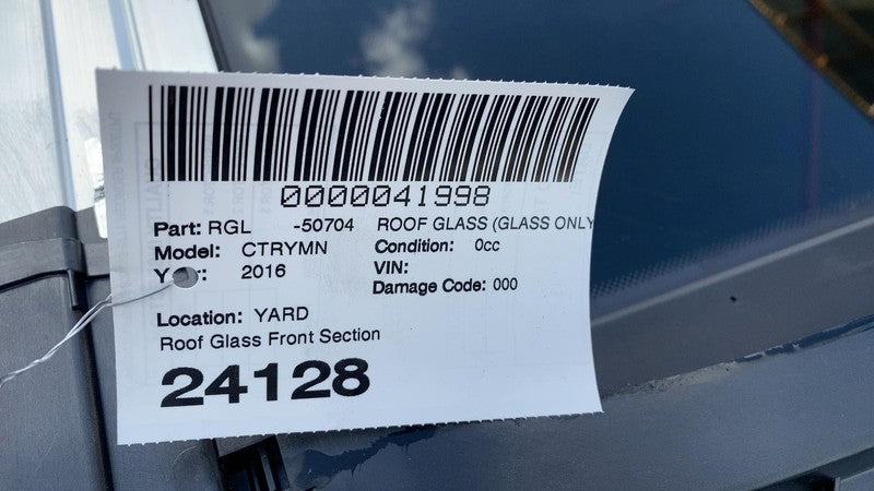 E2 43R-005013 ⭕ 2011-2016 Mini Cooper Countryman Front & Rear Panoramic Sunroof Glass Assembly