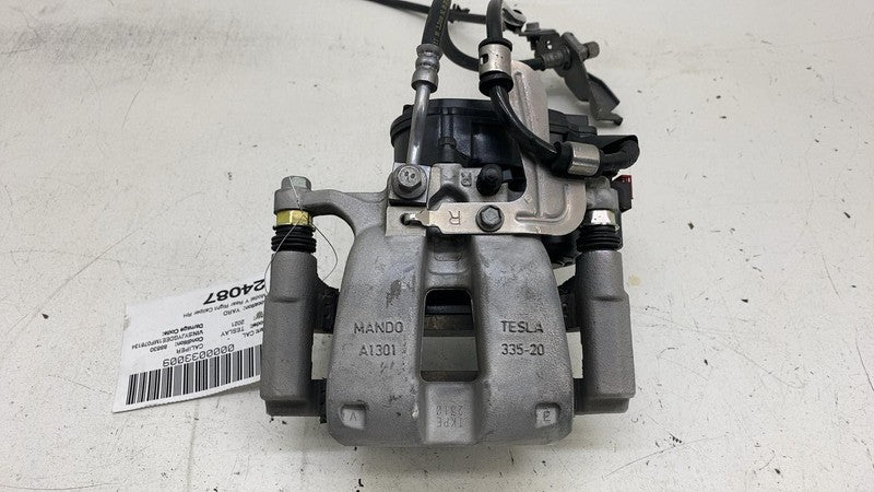 ⭕ 2017-2023 Tesla Model 3 Y Rear Passenger Side Caliper w/ Brake Hose Line Right