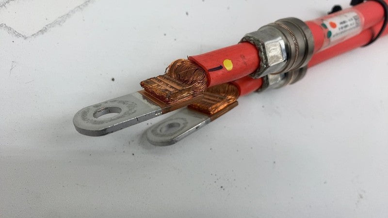 100487400D ⭕ 12-15 Model S Rear HV Junction Box to Charge Port Cable Harness 1004874-00-D