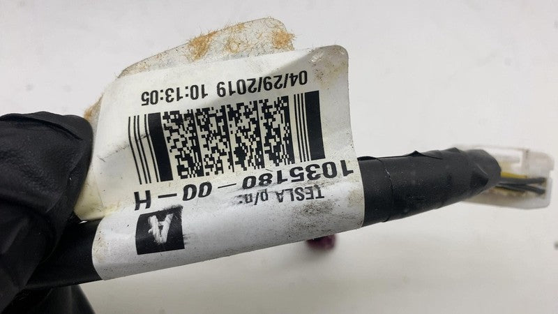 ⭕16-20 Tesla Model X Left Exterior Rear View Door Mirror White PPSW 10