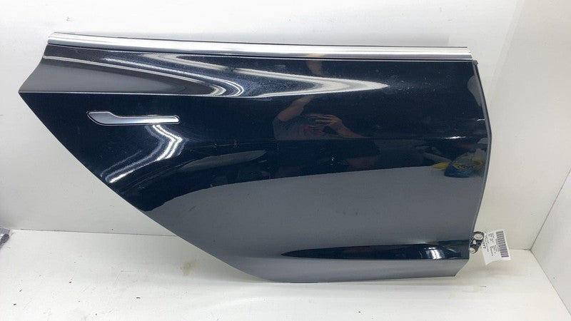 1096623-06-F ⭕ 2017-2020 Tesla Model 3 Rear Driver Side Door Shell Panel Left LH Black PBSB