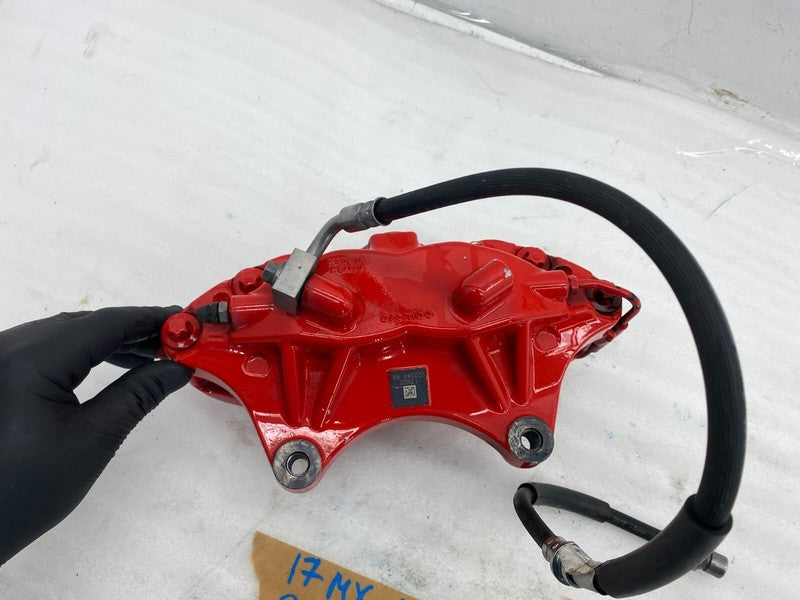 ⭕ 2016-2020 Tesla Model X Front Passenger Side Caliper w/ Brake Hose Line Right