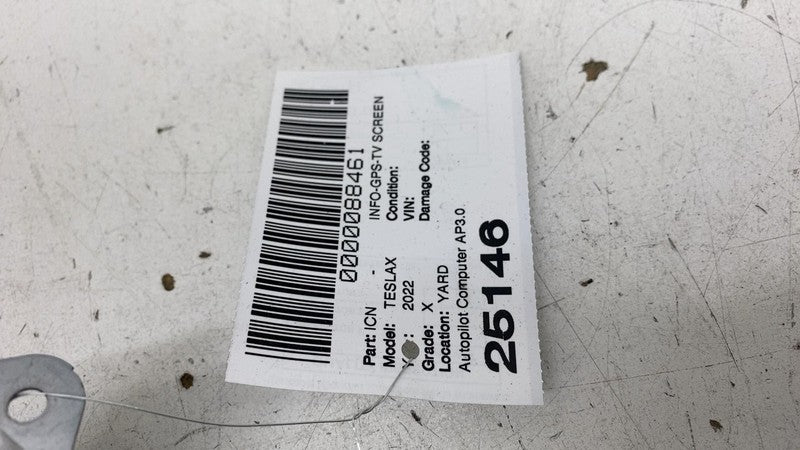 ⭕ 21-25 Tesla Model X Car Computer Control Module Unit MCU-Z Assy 1637