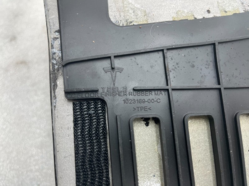 ⭕ 2012-2015 Tesla Model S Center Console Floor Finisher Rubber Mat 102
