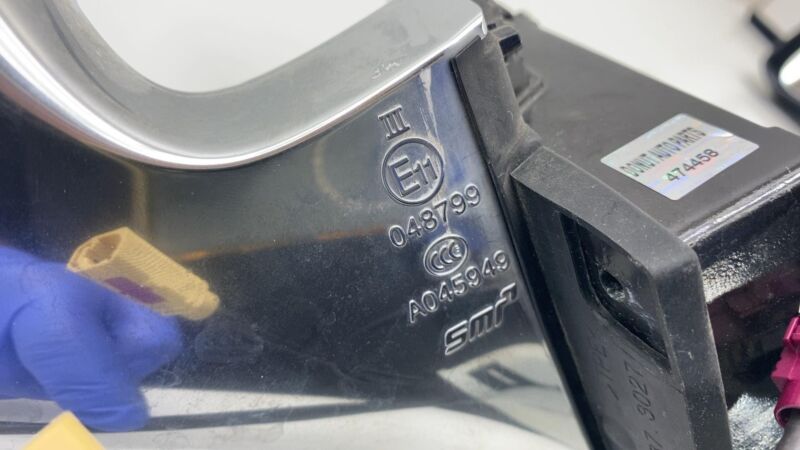 ⭕ 2017-2020 Tesla Model 3 Front Left Exterior Rear View Door Mirror LH Blue PPSB