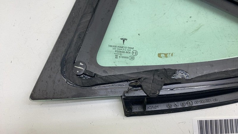 1080706-00 ⭕ 2017-2020 Tesla Model 3 Rear Right Quarter Fixed Window Glass OEM 1080706-00