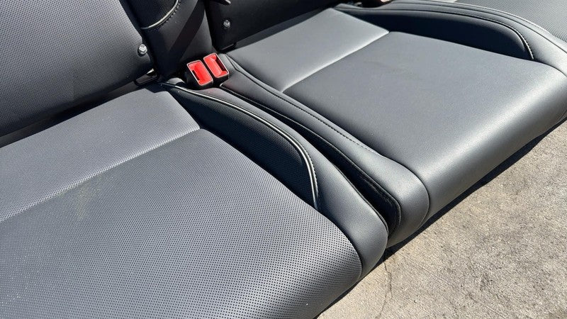 ⭕ 24-25 Tesla Cybertruck Rear 2nd Row Seat Upper & Lower Cushion Black Complete
