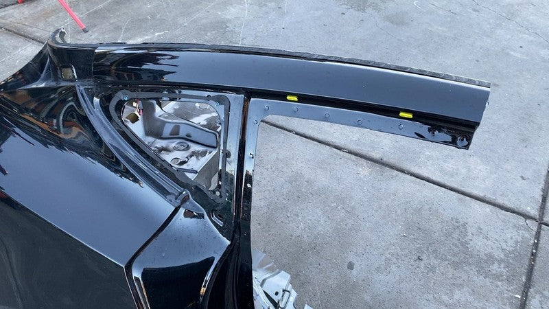 ⭕ 2021-2023 Tesla Model 3 Rear Right Quarter Panel Structural Cutout Black PBSB