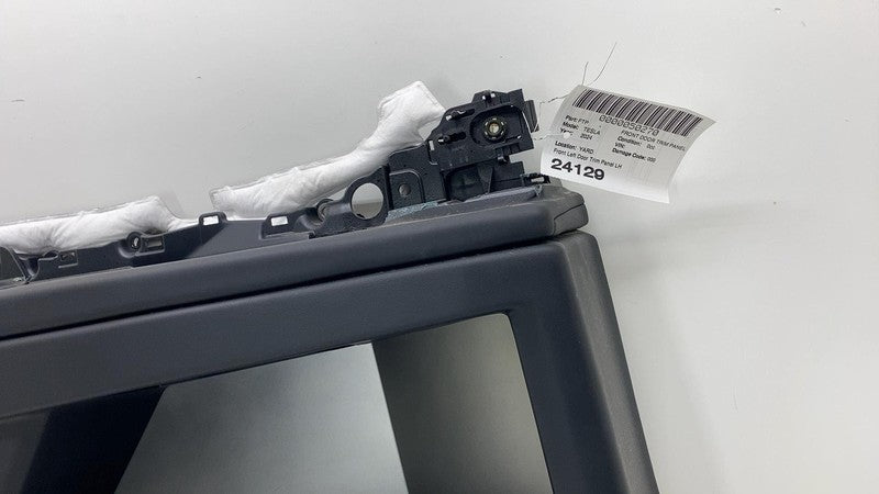 1819277 00 2024 2025 Tesla Cybertruck Front Driver Side Door Trim Panel Card White Left LH