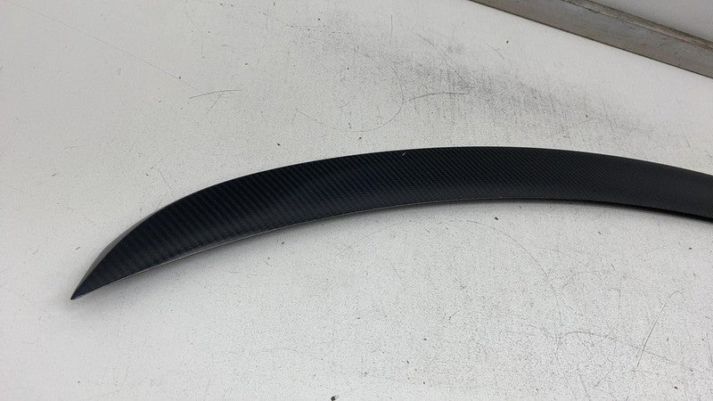 ⭕ 16-20 Model S Rear Trunk Liftgate Lid Spoiler Wing Carbon Fiber 1121